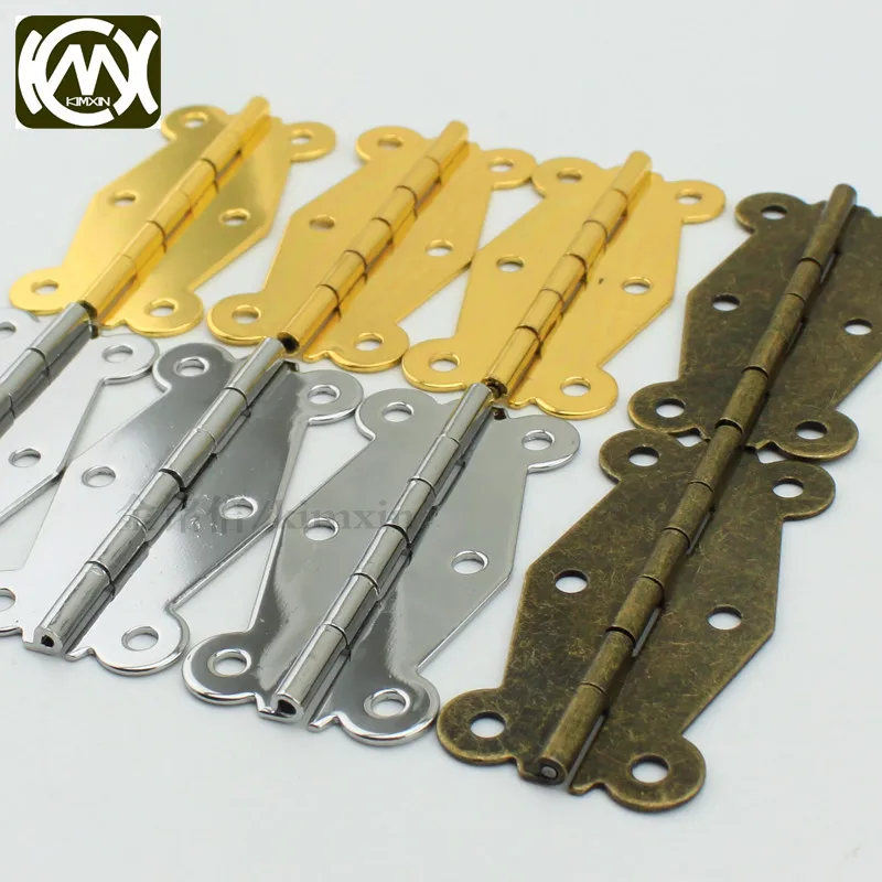 Kopen 22 st 26*51mm In voorraad sales iron pruimenbloesem vliegtuig scharnier, Antieke sieraden doos scharnieren, meubels hardware en keuken accessoires