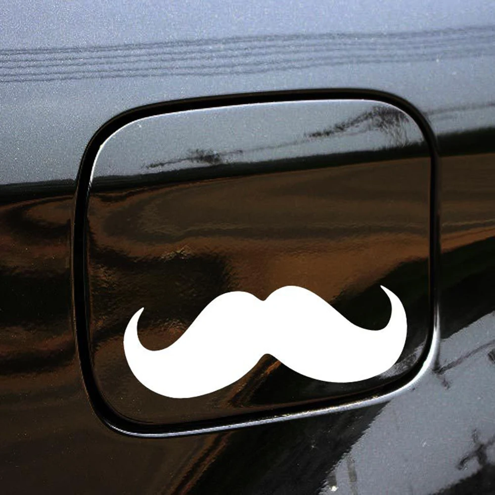 

17*6CM Detective MOUSTACHE Car Styling Auto Vinyl Motorcycle Waterproof Reflective Personality Vinyl Car-covers