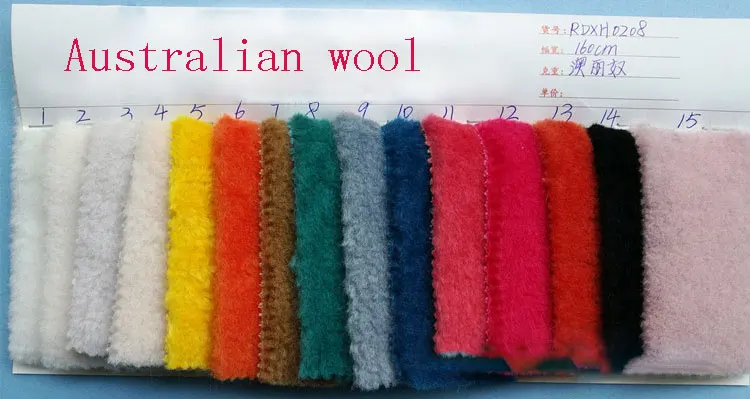 8 мм Высокая австралийская Имитация шерсти Высокое качество Толстые стрижки овец искусственный мех одежда игрушка обувь ткань