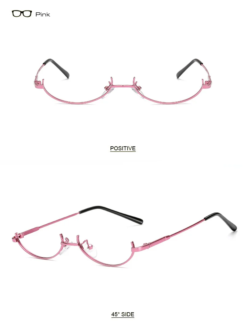 SHAUNA ультралегкие Kawaii маленькие овальные очки оправа металлическая полуоправа без/с линзами очки для девушек