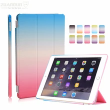 Smart PU Leather Cover For Apple iPad Air 2 Tablets Case for iPad 6 Air 2 Flip Stand Cover Magnetic Wake/Sleep