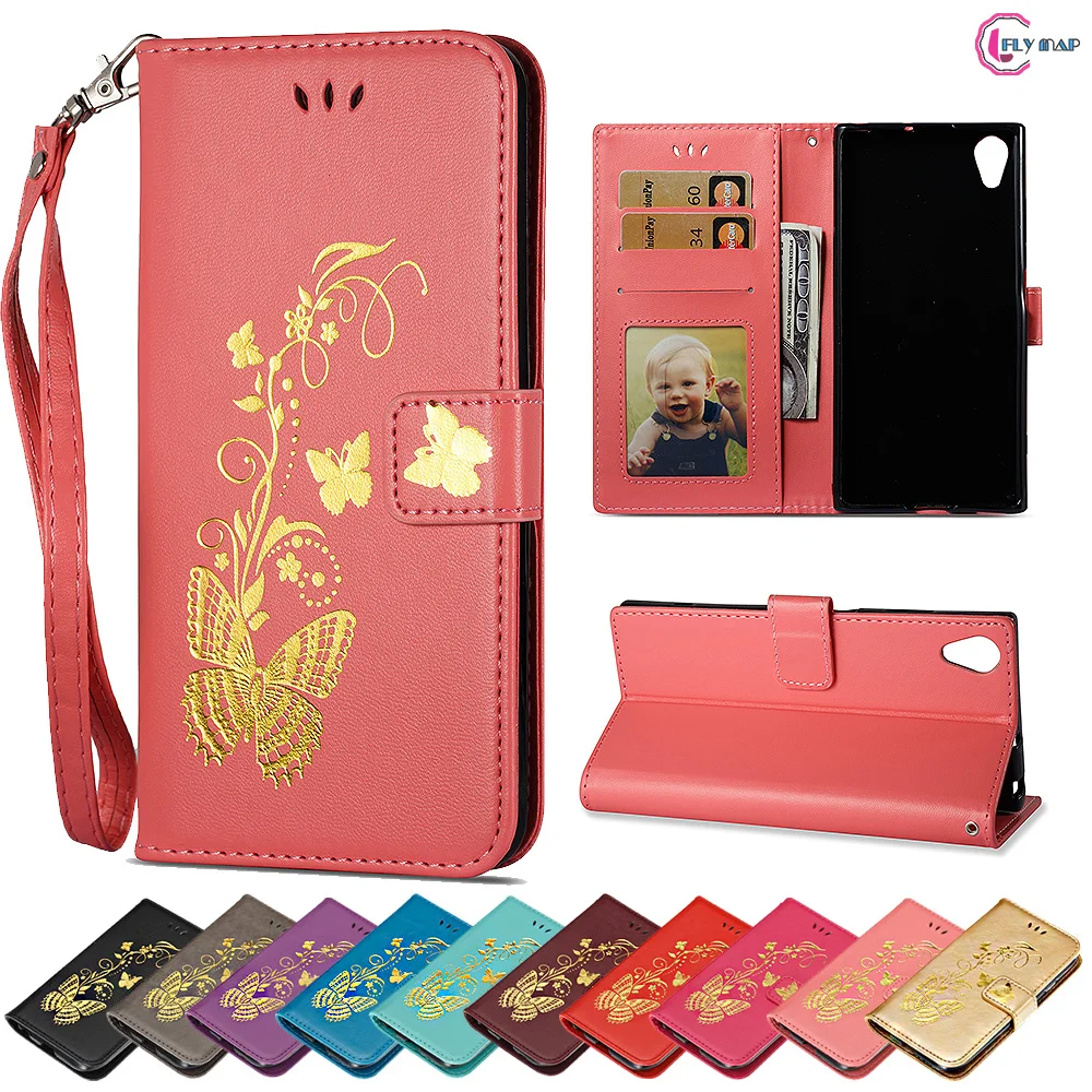 Flip Case for Sony Xperia XA1 Plus XA1Plus G3426 G3423 G3416 G3412 G3421 Butterfly Case Wallet photo frame Phone Leather Cover