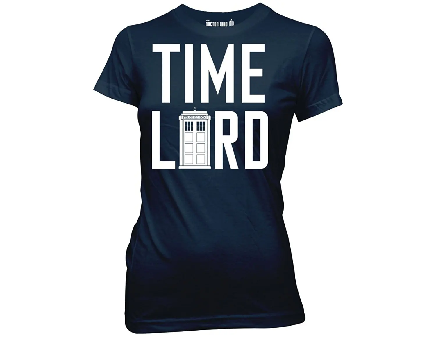 

Ripple Junction Doctor Who Time Lord with Tardis Adult T-shirt Female T Shirt 2018 Summer Letter Print Harajuku Punk T-Shirt