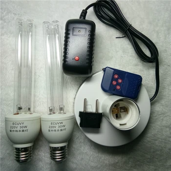 

UV quartz light disinfection ozone sterilizer lamp home hospital mite ultraviolet remote comtrol kit