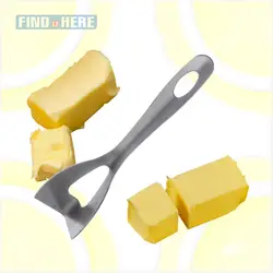 Резак для сливочного масла из нержавеющей стали столовые приборы для сыра Butter нарезка для сыра Прямоугольный дизайн с ручкой для выпечки