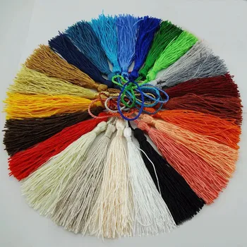 

Mixed 125mm Multicolor Polyester Tassel Fringe Pendant DIY Jewelry Accessories 100 PCS