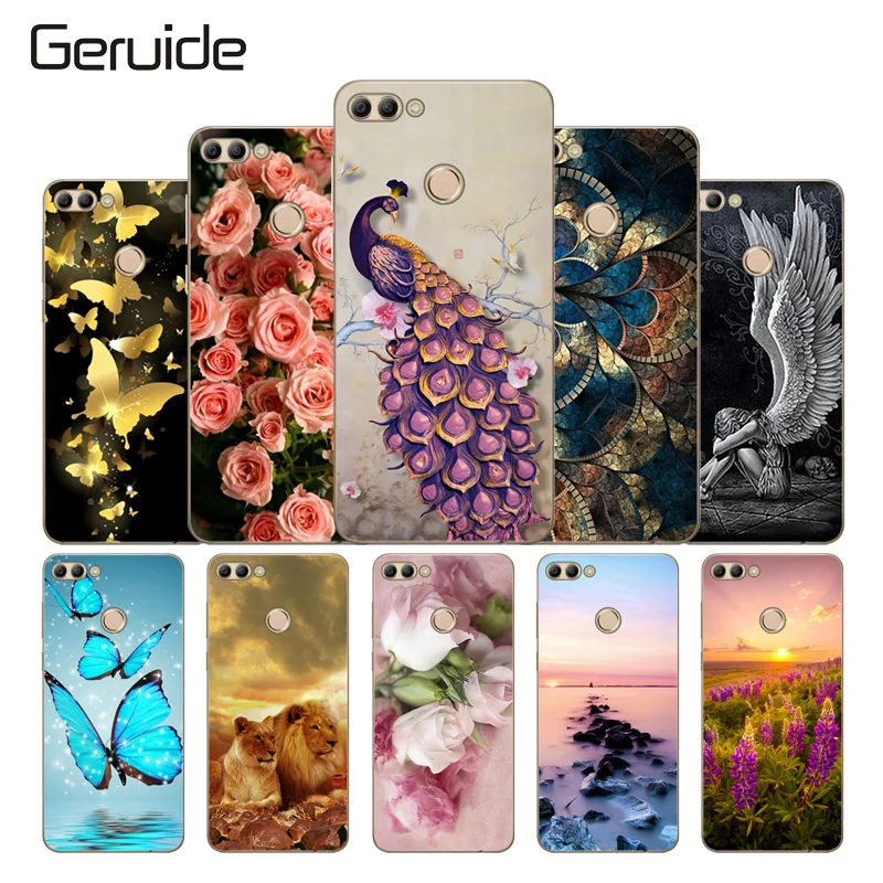 

Geruide Case for Huawei Y9 2018 5.93" Cover Soft TPU Phone Back Cover for Huawei Y9 2018 Shell Silicone Phone Cases Y9 Y 9 2018