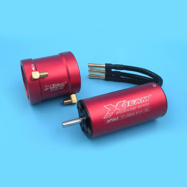 

2860 Brushless KV2700/3400/4100 Motor Water Cooling Jacket 28mm Red Drive Motor Spare Part For 60-75CM DIY RC Boat Model