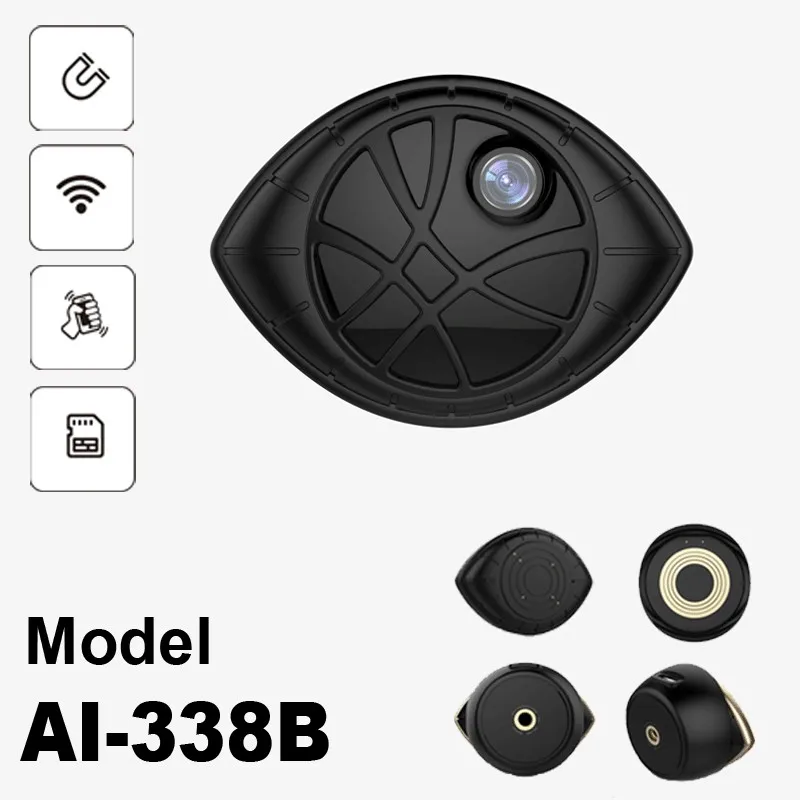 

Black Version Portable Magnetic WiFi Security DVR Camera Motion Detection & AP & WIFI Connection Free APP Magnetic Bracket Hook