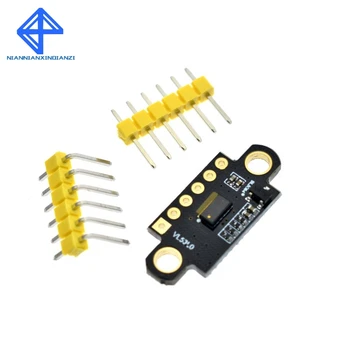 

VL53L0X Time-of-Flight (ToF) Laser Ranging Sensor Breakout 940nm GY-VL53L0XV2 Laser Distance Module I2C IIC 3.3V/5V