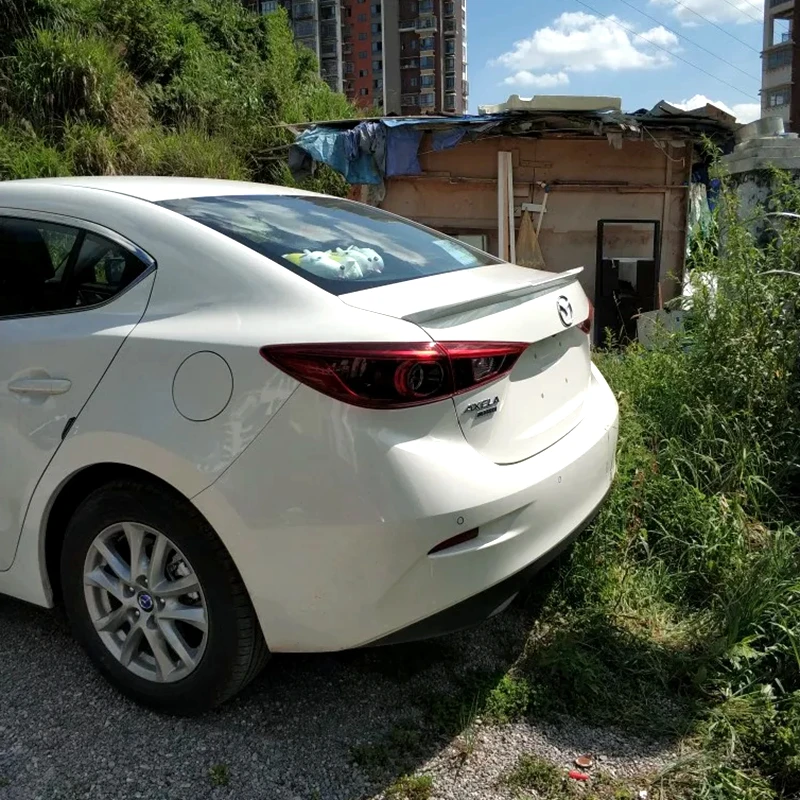 Для Mazda 3 M3 Axela до год спойлер Высокое качество ABS Материал спойлер заднего крыла первоклассника или любой цвет для Mazda 3 Axela