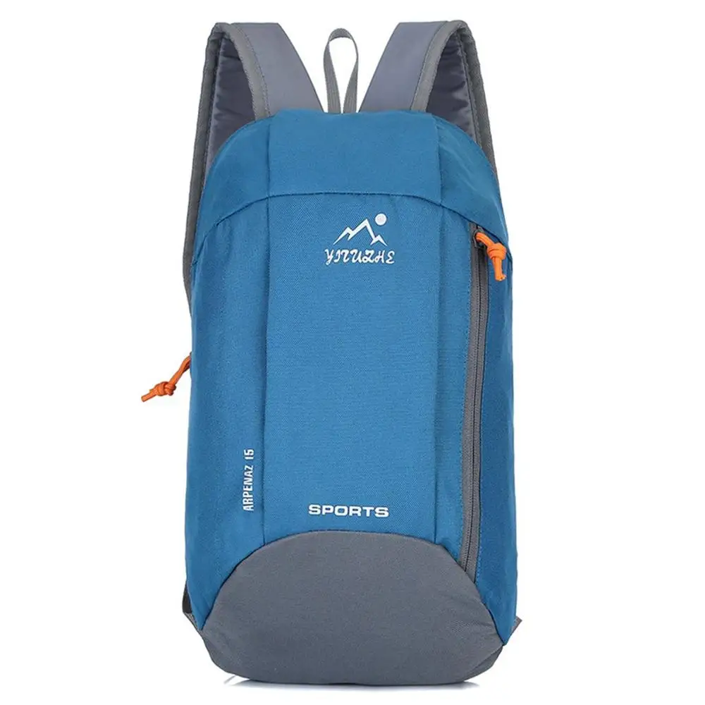 Уличный туристический рюкзак Ultralig для мужчин и женщин, водонепроницаемый холщовый спортивный рюкзак для бега и скалолазания, школьная сумка для студентов - Цвет: blue
