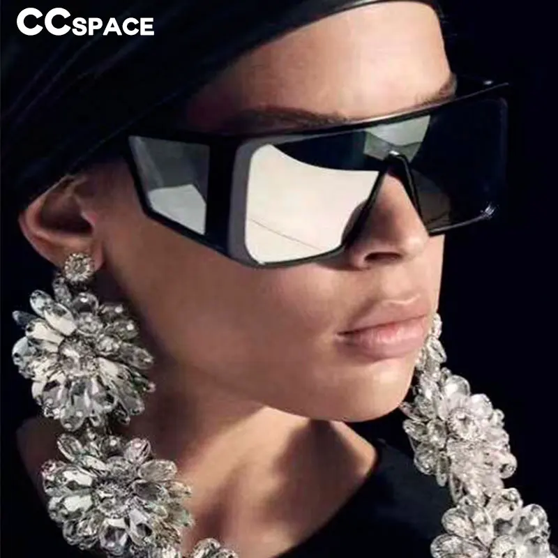 

Square Oversized Sunglasses Men Women Fashion Shades UV400 Vintage Glasses 46075