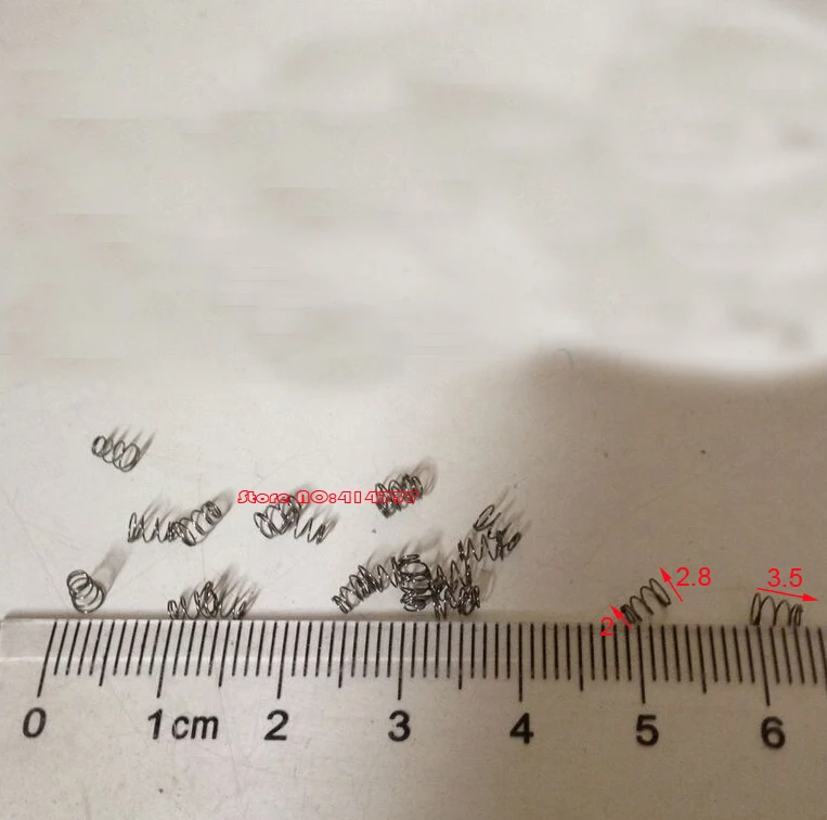 20шт 0,2*2& 2,8*3,5 мм стальная коническая цилиндрическая пружина 0,2 мм проволока коническая спиральная пружина сжатия двойная Коническая пружина