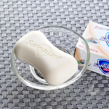 

High Quality Transparent Glass Soap Holder Soap Dish Holder Bathroom Soap Rack Bathroom Accessories