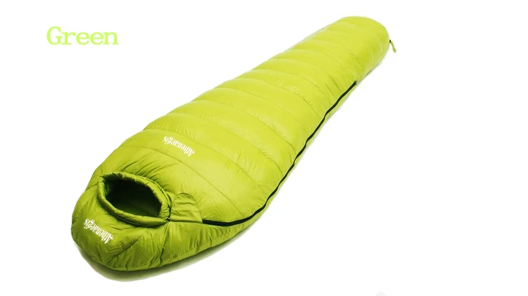 Branco para Baixo Ultra-leve para Baixo Bolsa de Dormir Athenaegis Ganso Enchimento Pode Ser Emendado Múmia 1800g 6 Sacos de dormir