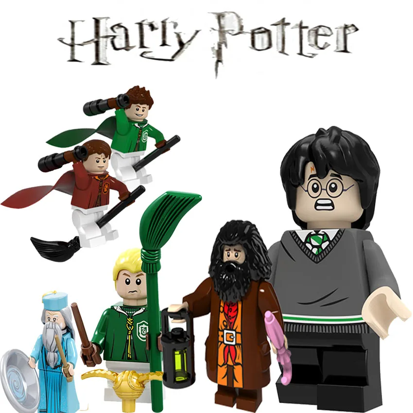 

Hot legoed friends building Blocks Harry Potter set playmobil original enlighten model gift toys for kids Festival gift H