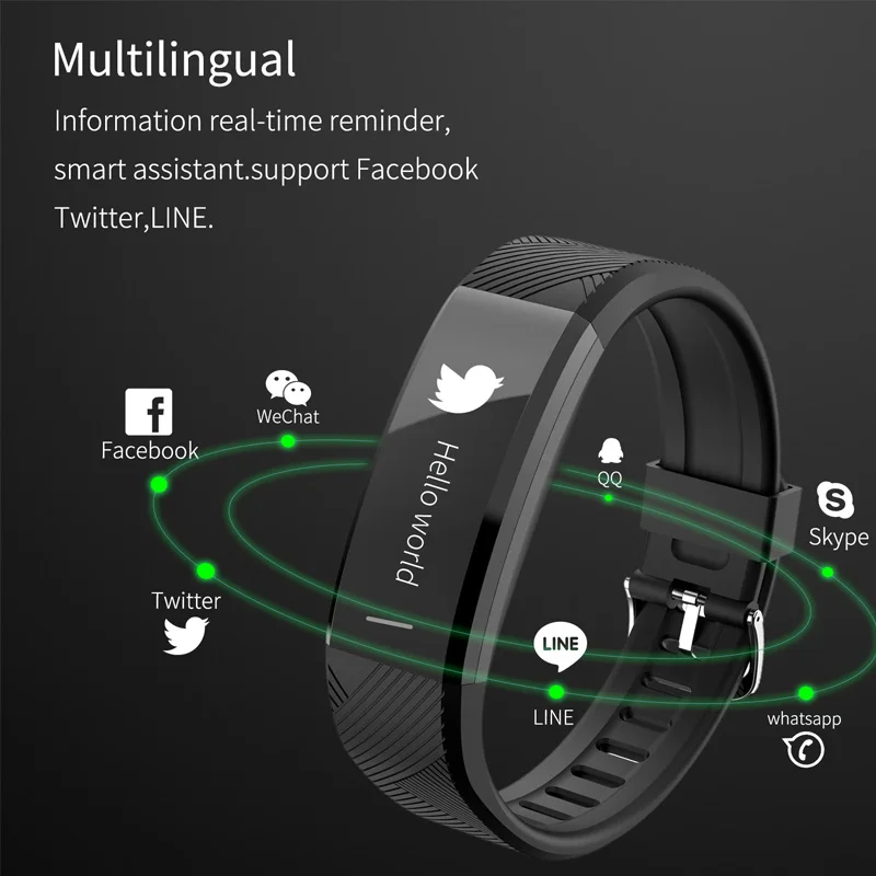 Bluetooth умные часы с сенсорным экраном Браслет Смарт браслет фитнес для huawei xiaomi apple