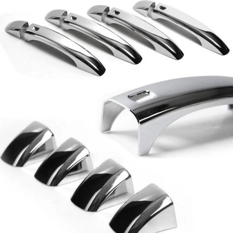 For AUDI Q5 2010 2011 2012 2013 Car Door Handle Cover Exterior ABS Chrome 4pcs