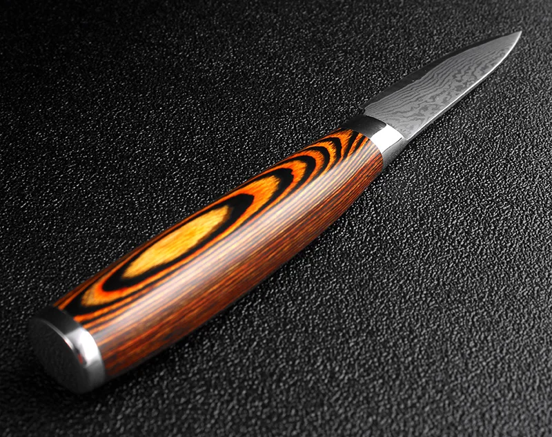XITUO высококачественный универсальный нож, кухонный нож, японский VG10 73 слой, дамасская сталь, нож для очистки овощей, нож с деревянной ручкой, инструменты