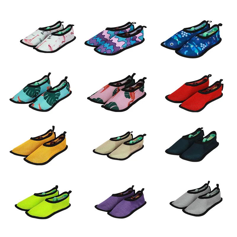 

Beach shoes men and women diving snorkeling shoes soft shoes non-slip swimming shoes ballet shoes dance shoes 34-44 12 colour