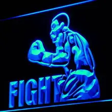 I918 боксерский бой боец украшение для бара световая вывеска вкл/выкл Swtich 20+ цвета 5 размеров