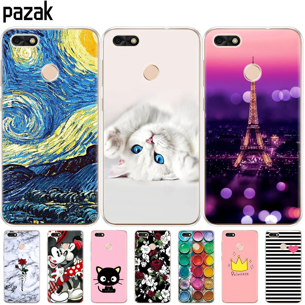 

Silicone phone case for 5.0" Huawei P9 Lite Mini Cover Soft TPU Huawei Nova lite 2017 SLA-L22 Case Back Huawei Y6 Pro 2017 Cases