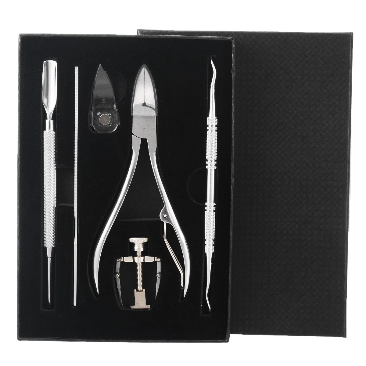 Shellhard 6pcs Stainless Steel Ingrown Toenails Pedicure Tool Kit Nail Hook Paronychia Podiatry Corrector Foot Care Tool
