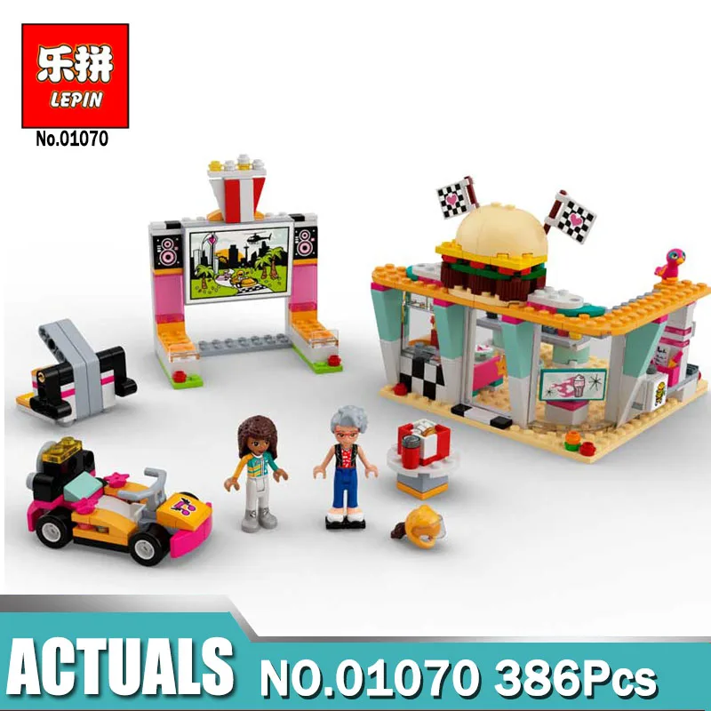 

Lepin 01070 Friend Toys The Drifting Diner Set compatible Legoingly 41349 Building Blocks Bricks Toys As Birthday Girls Gifts