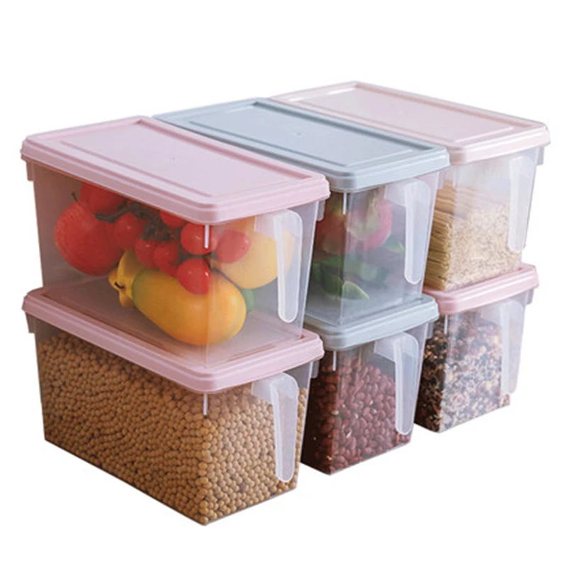 

Kitchen Refrigerator Storage Box Grains Beans Organizer Container Home Organizer Food Vegetable Container Storage Boxes