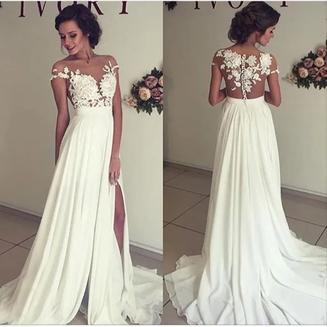 estilo bohemio elegante robe de mariage vestidos de novia baratos