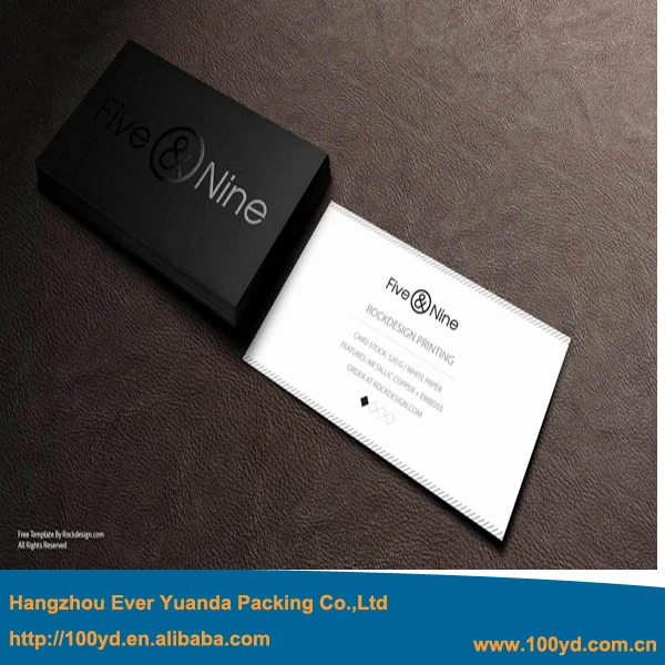personalized custom print business card spot uvembossed