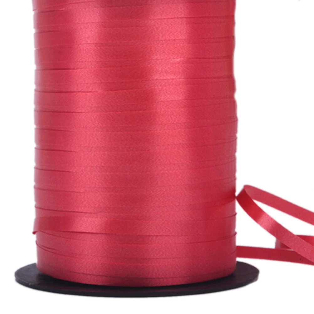 Многоцветный 250 ярдов шар лента рулон DIY подарки ремесла Фольга керлинг Свадьба День Рождения украшения Детские принадлежности 5 мм - Цвет: Red