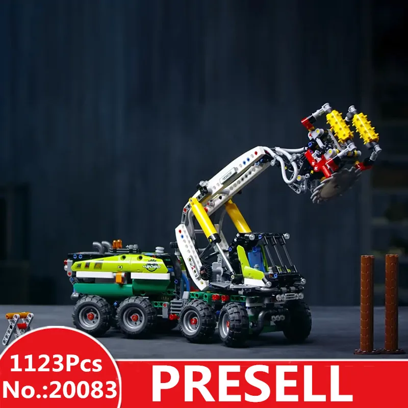 

DHL H&HXY 20083 Technic set Lepin Forest Harvester Model Building Blocks Self-Locking Bricks Toys for Children Funny Boy's Gifts