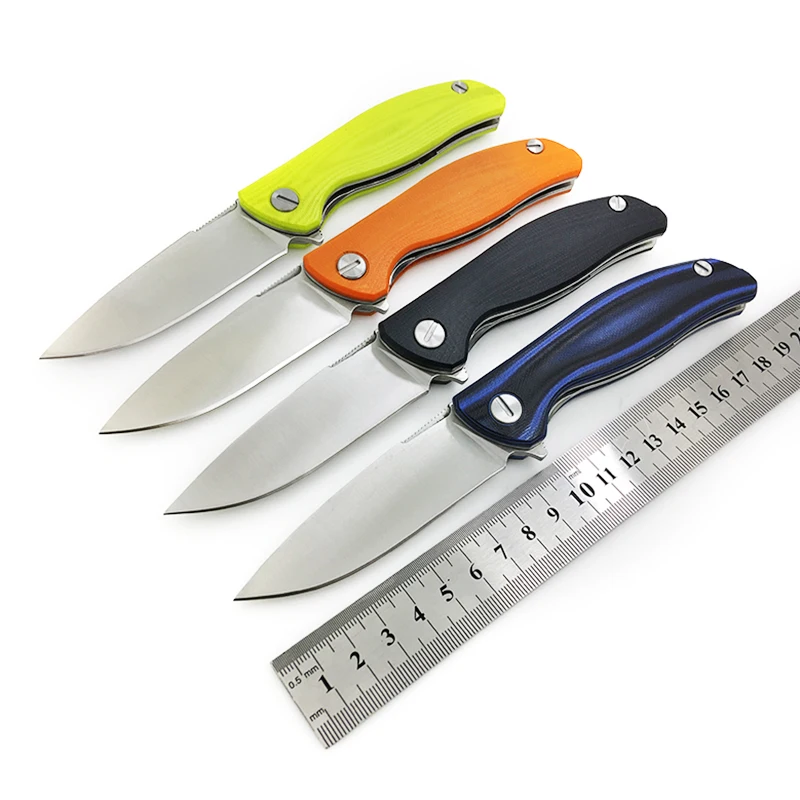 Bear F95 & EVO Folding Pocket Knife D2 Utility Combat Hunting Survival Knives Bearing Tactical Outdoor Rescue EDC Multi Tools