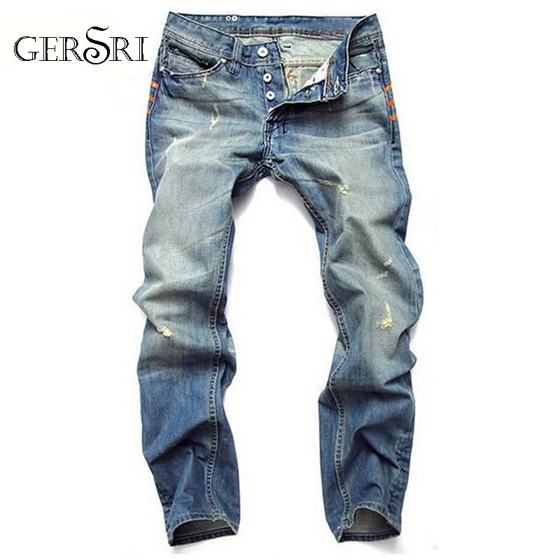 Gersri Jeans Men Winter Autumn Stretch Denim Jeans Man Elastic Casual Slim Jean Botton Pants Male Quality Jeans Cotton Plus Size Gersri Jeans Men Winter Autumn Stretch Denim Jeans Man Elastic Casual Slim Jean Botton Pants Male Quality Jeans Cotton Plus Size