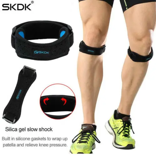 

SKDK Adjustable Patella Tendon Brace Strap Knee Patella Support Jumpers Runners Pain Band Brace Sports Jumpers