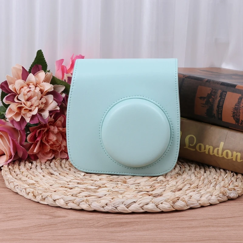 Сумка для камеры Instax Mini 8/9 из искусственной кожи с плечевым ремнем, чехол для Fujifilm, Прямая поставка