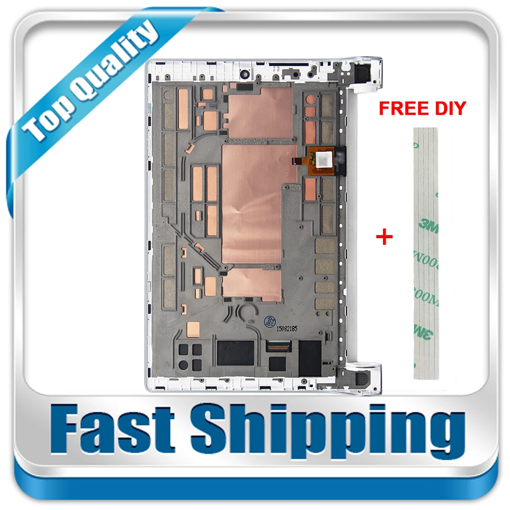 

New For Lenovo Yoga Tablet 2 830 830F Replacement LCD Display Touch Screen Digitizer +Silver Frame Assembly 8-inch