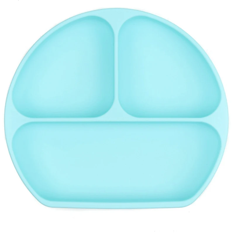 Baby Silicone Plate For Kids With Suction Tableware Children Feeding Anti Slip Bowl BPA Free Infant Dishes Dinnerware MBG0404