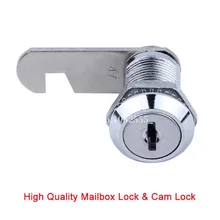 10PCS Cam Lock For Door Cabinet Mailbox Drawer Locker Keys Forcer Security Home Automation Locks 16mm/20mm/25mm/30mm/40mm K25 useful cam locks for lockers cabinet mailbox drawers cupboards keys