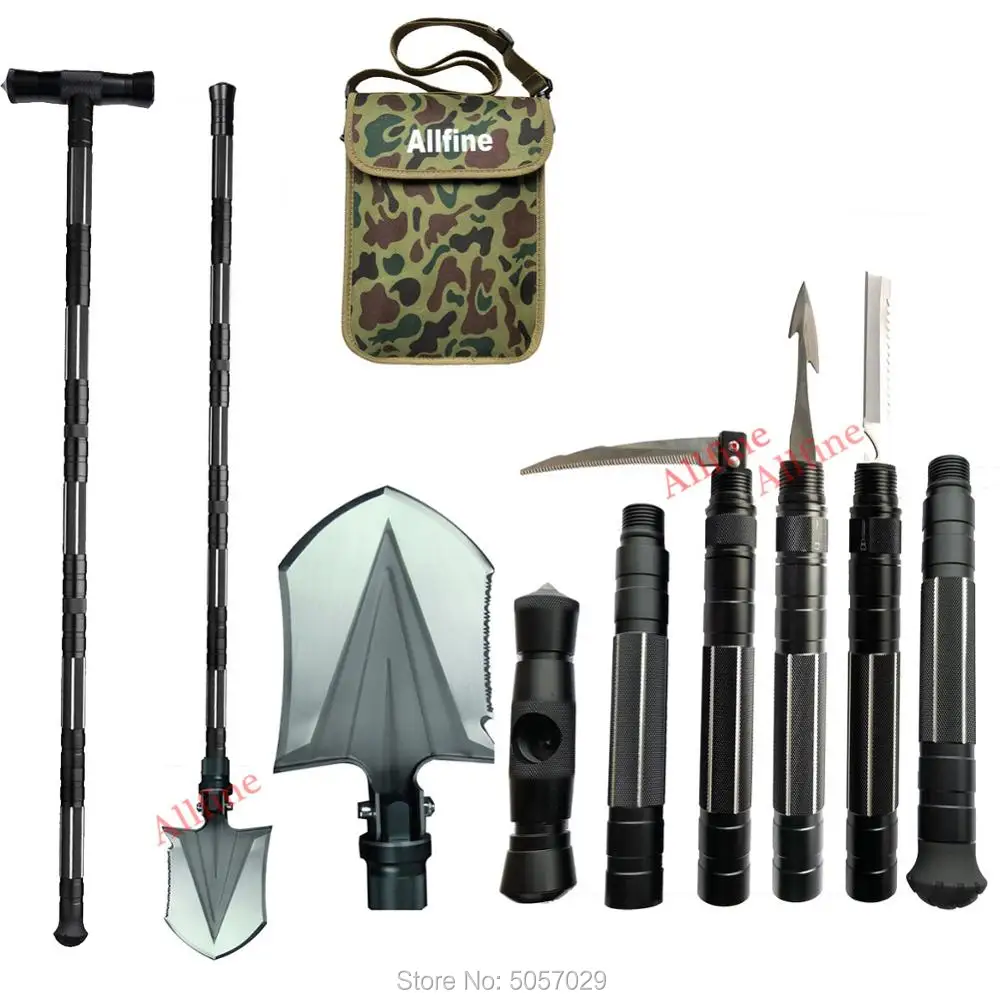 Ceny Łopata wojskowy ciężkich składane kompaktowe narzędzie z 6 w 1 wielofunkcyjne dla jazdę terenową Camping na zewnątrz Survivalist w nagłych wypadkach