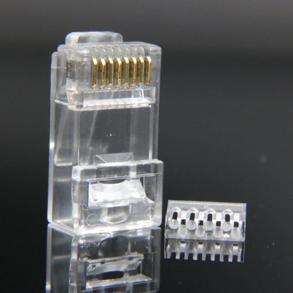 xintylink ethernet cable connector rj45 plug cat6 network rj 45 8p8c modular cat 6 terminals utp unshielded gold plated 50pcs 
