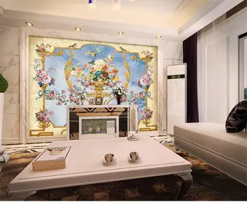

custom 3d photo wallpaper mural room European royal pattern painting sofa TV background non-woven sticker wallpaper for wall 3D