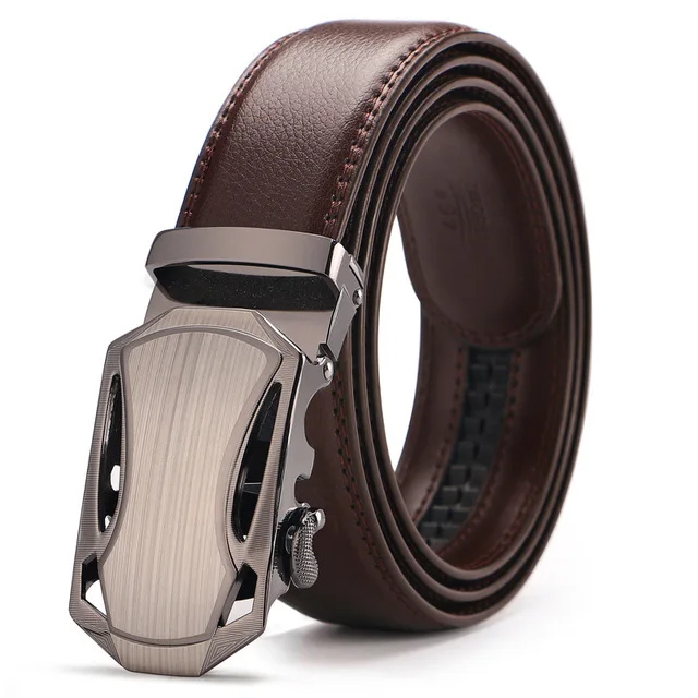 

Fashion Belts For Men 2019 Leather Automatic Buckle Mens Belts Luxury Business Popular Male Brand Belts