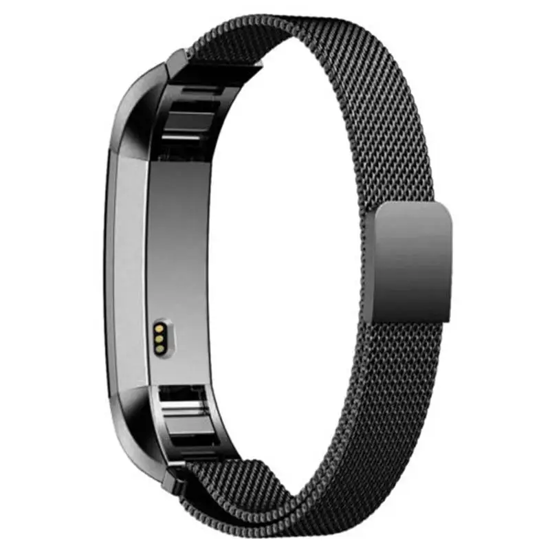 HobbyLane Для Fitbit Alta HR и Alta сменный ремешок Миланская Петля из нержавеющей стали металлические полосы d20 - Цвет: Black