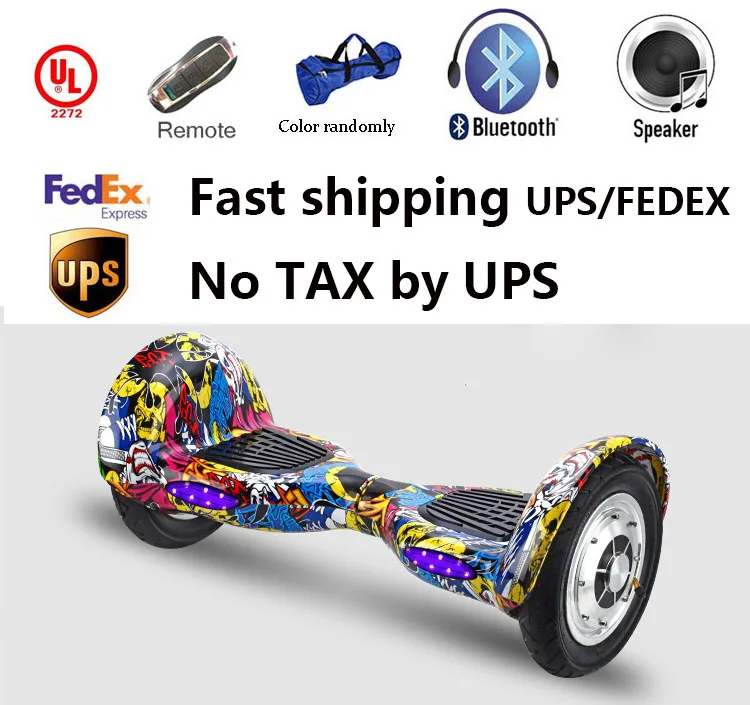 

Newest UL2272 2 Wheel 10inch Hands Free Smart Balancing Drifting Electric Cheap China wholesale factory