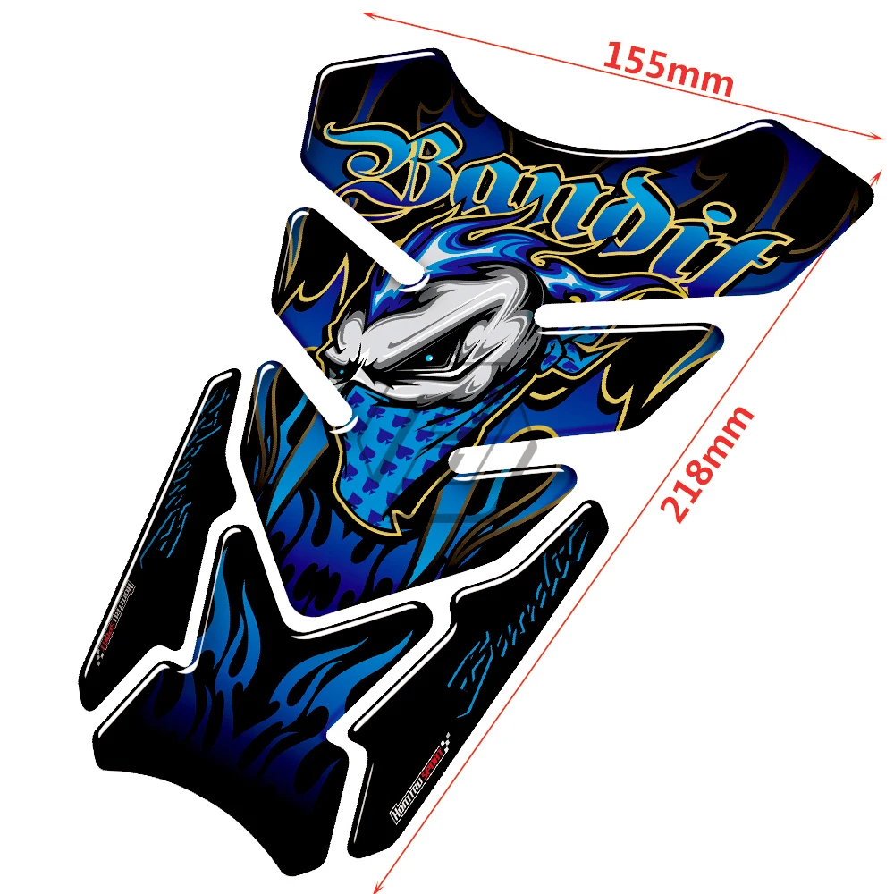3D Motorcycle Tank Pad Gel Protector Sticker Bandit Tankpad Case for Kawasaki Z750 Z800 Z900 for Yamaha Suzuki Honda CBR Tank
