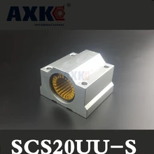 1 шт. SCS20 SC20UU scs20uu-s для 20 мм вал направляющая линейный блок подшипник с lm20uu-s подшипники конструкционный пластик низким уровнем шума