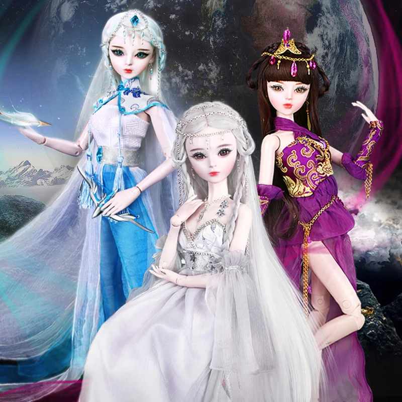 

60cm Handmade Bjd 1/3 Dolls 12 Zodiac Taurus/Virgo/Scorpio 23 Jointed SD Dolls Girls Toys For Children Birthday Chirstmas Gift